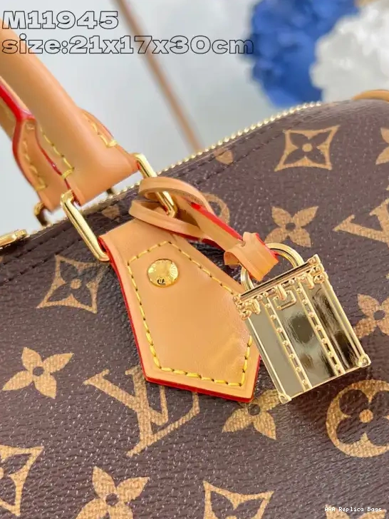 Aaa replica bags Soft 30 Vuitton Speedy Louis Crafty 0609